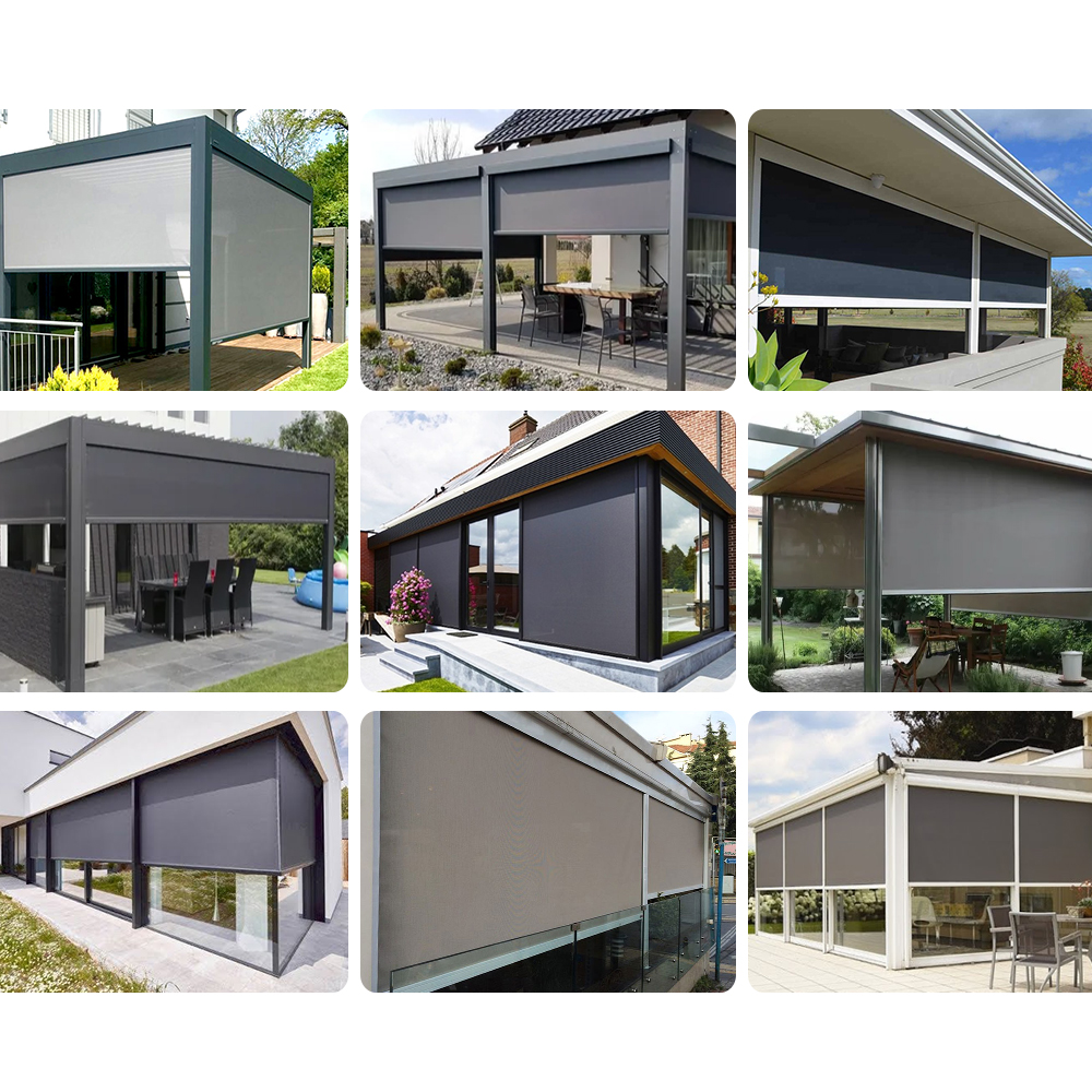 Motorized Zip Screen Blinds