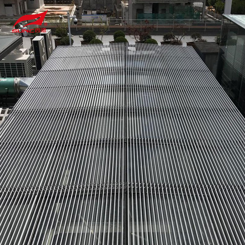 Aluminum Alloy 88e European Blinds Outdoor Louver