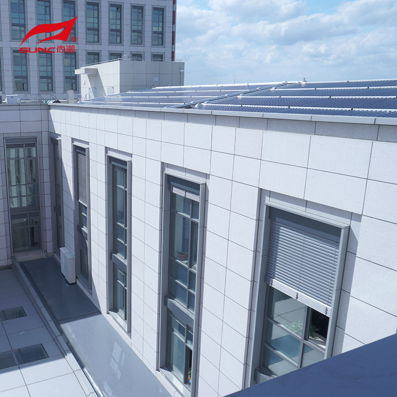 Wifi Smart Automatic CR80 Cable Guide Side Channel External Louvre Blind